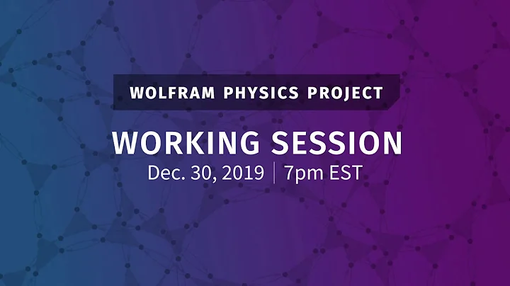 Wolfram Physics Project: Working Session Monday, Dec. 30, 2019 [Manifolds]