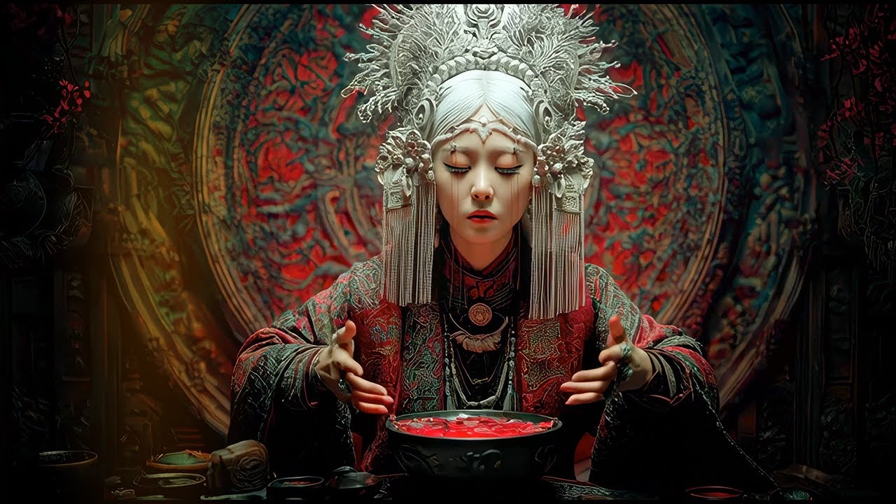 The Mysterious Realm of Qingmao Mountain in Southern Xinjiang||4K Chinese Secret Realm Music