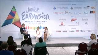 ESCKAZ live in Malta: Alisa Kozhikina (Russia) - press-conference (PBS)