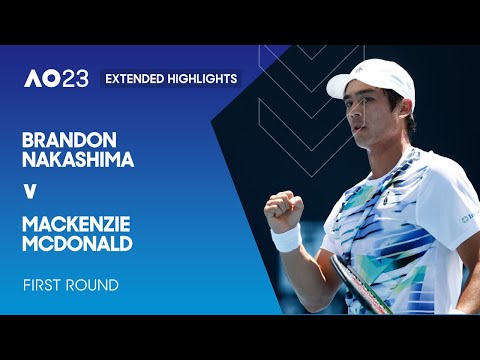 Brandon Nakashima v Mackenzie McDonald Extended Highlights | Australian Open 2023 First Round