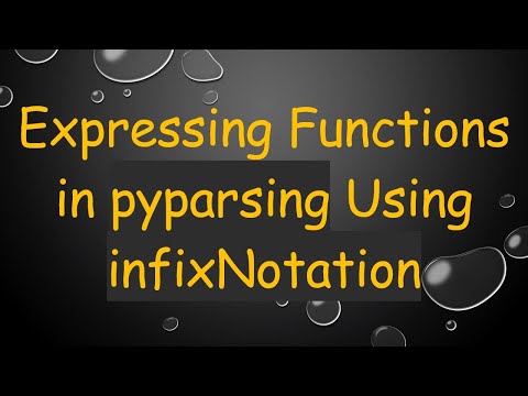 Expressing Functions in pyparsing Using infixNotation