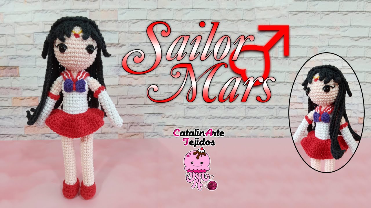 Sailor Mars Amigurumi | Avanzado | CatalinArte Tejidos