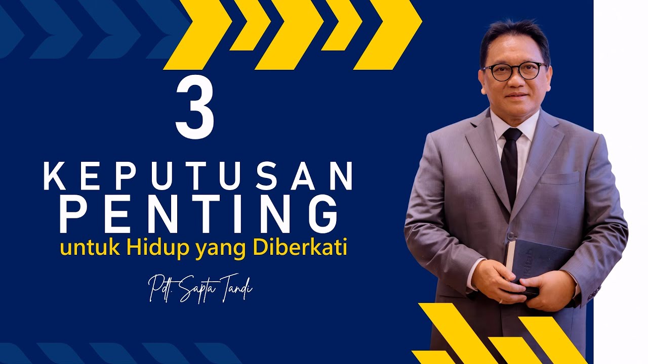 Menara Doa Online : Jumat 6 Maret 2026 (3 Keputusan Penting untuk Hidup yang Diberkati)