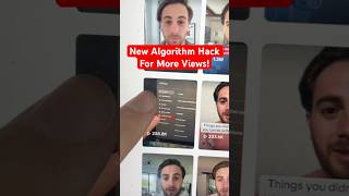 NEW TikTok Algorithm Hack For More Views #shorts