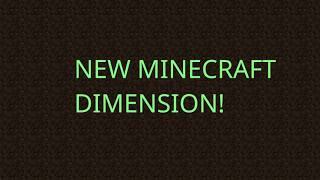 MINECRAFT EASTER EGG (POSSIBLY NEW DIMENSION??????????????????)