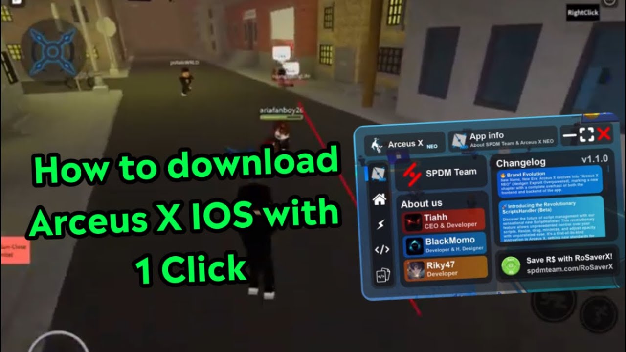 How to Install Arceus X IOS With 1 Click | IOS 15 - IOS 17 | DIRECT ...