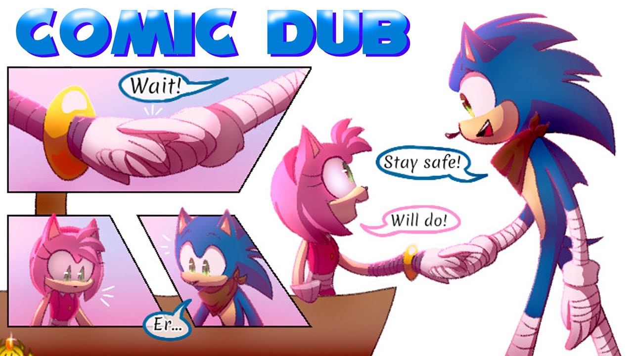 The Cursed Amulet - Sonic Boom Comic Dub (Sonamy) 