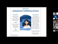 Charla sobre angustia y ansiedad - Dra. Maria Cristina Lunic