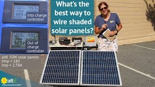 How to Wire Shaded Solar Panels