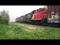 CN L53121-24 East:CN 4938(GP38N Ex UP) at Chambord,Qc 06/24/2023