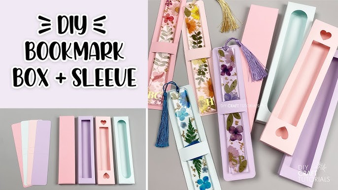 DIY bookmark sleeve  Package With me 