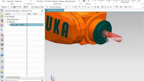 Robotic Machining - Episode 2 - Creating Robotic Manufacturing Operations in NX CAM