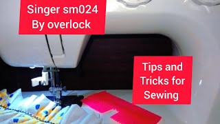 SINGER sm024 diye Overlock..How to overlook by singer sm024 sewing machinetips and tricks..