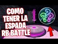 ¡COMO TENER LA NUEVA ESPADA RB BATTLE! (INSIGNIA SECRETA DE PIGGY) 🐷 ROBLOX