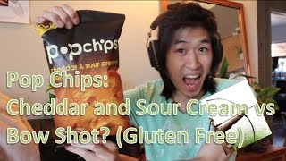 Prestine's Gluten Free Food Review - Pop Chips Sour Cream and Cheddar (vs. Bowshot)