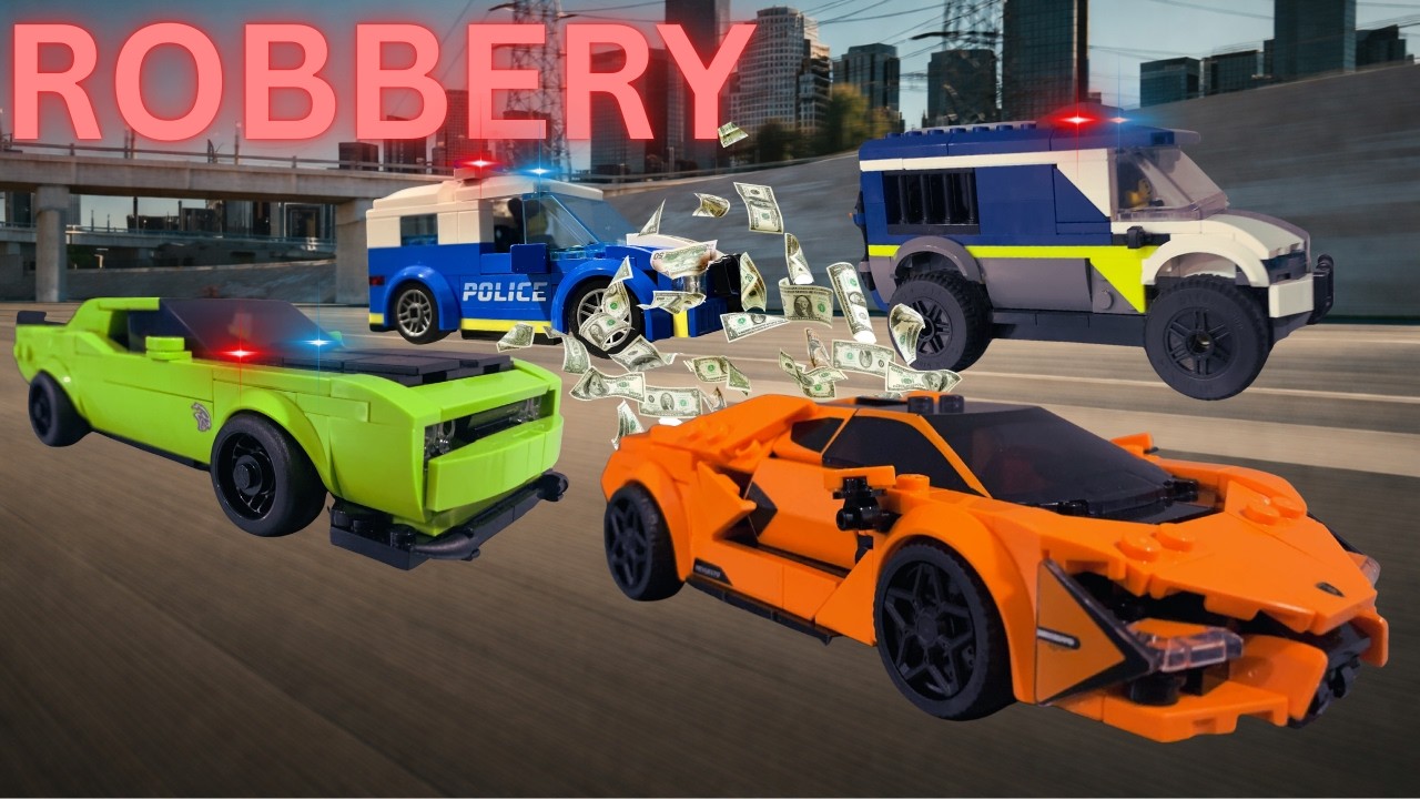 LEGO Police Chase and Bank Robbery