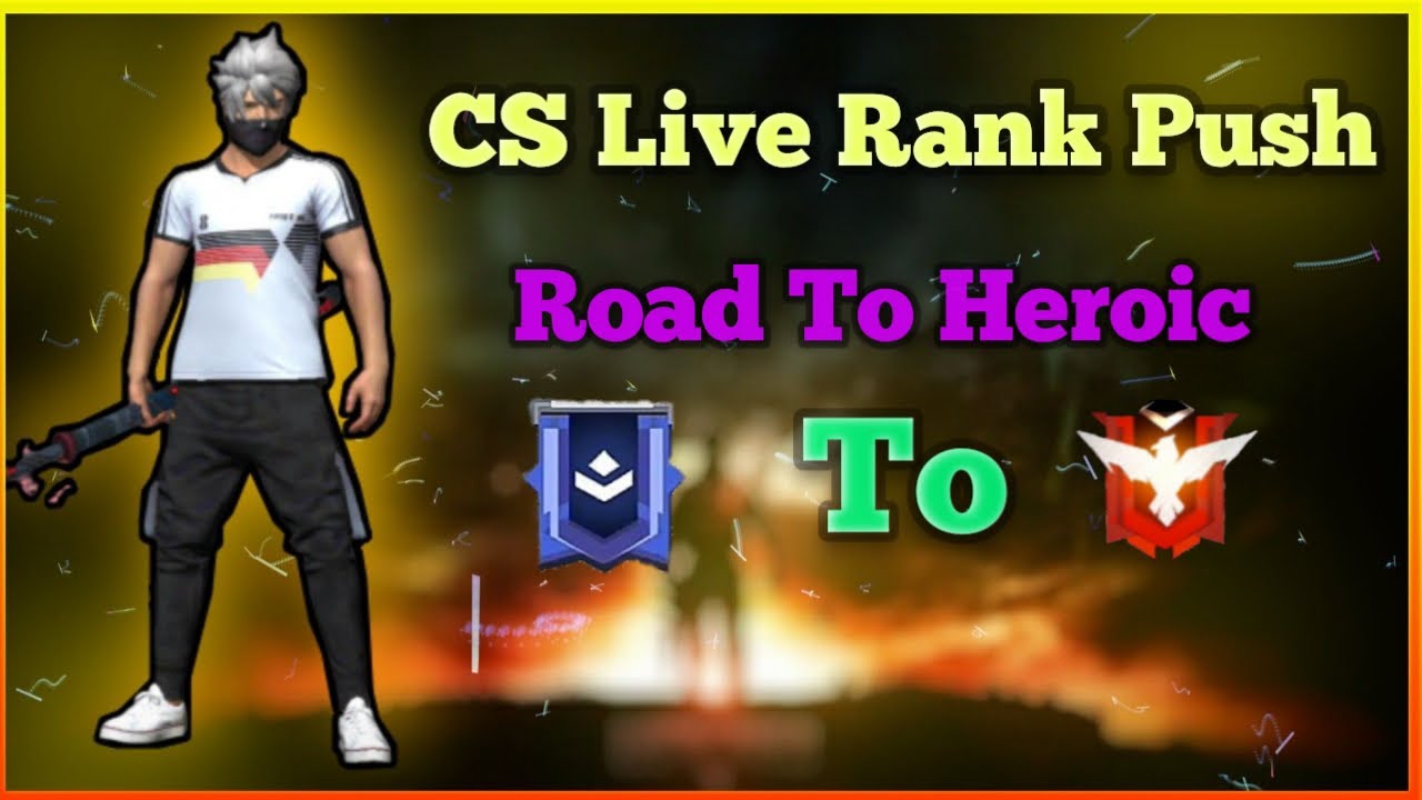 Free Fire CS Ranked Live Pushing In Telugu || Telugu Free Fire Gamer's ...