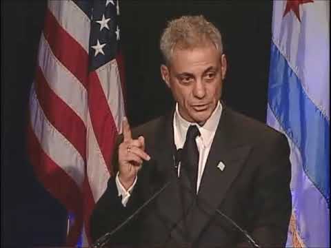 The Honorable Rahm Emanuel, Mayor, City of Chicago, 12/12/11 (Excerpt) - YouTube