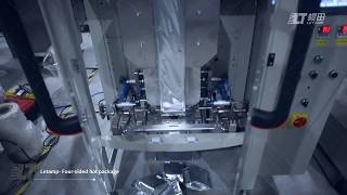 Letamp Multi-function Full Automatic Weighing Block Bottom Bag Packing Machine for Grain Foods