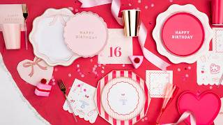 Girly Pink Birthday Tablescape Inspiration | Birthday & Milestone Parties | Bonjour Fete