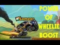 Power of wheelie boost hill climb racing 2