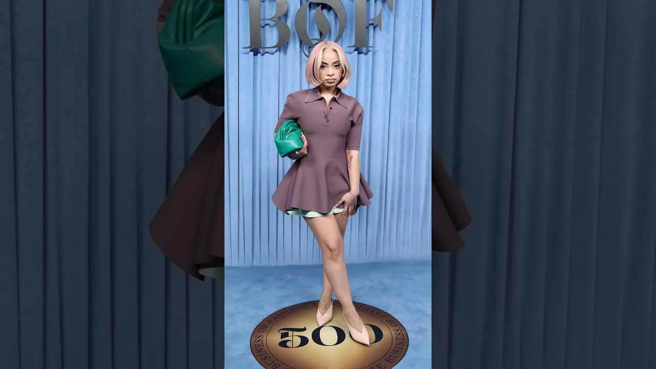 Кокетливый образ Ice Spice на гала-вечере BoF 500 2025 