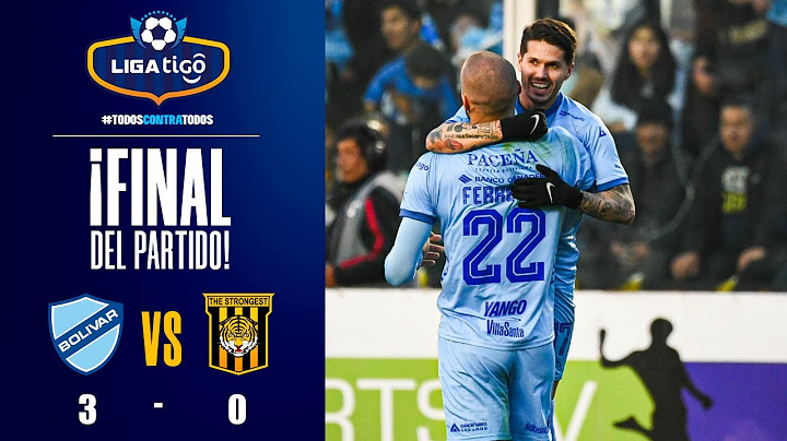 90+6' ¡Final del partido! Bolívar goleó a The Strongest con goles de Rodríguez, Chávez y Villamil.