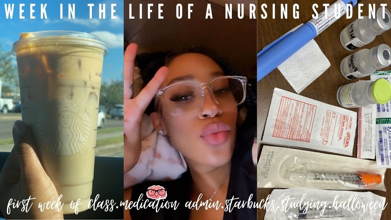WEEK IN THE LIFE OF A NURSING STUDENT | MINI VLOG | LAB PRACTICE | NEW ...