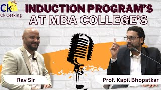 Induction Programs at MBA Colleges | PGDM 15 Sept Last Day to Apply!