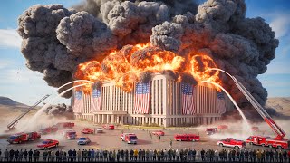 2 HOURS AGO! The US Attorney's office was destroyed, the glory days of the US are over. - ARMA 3