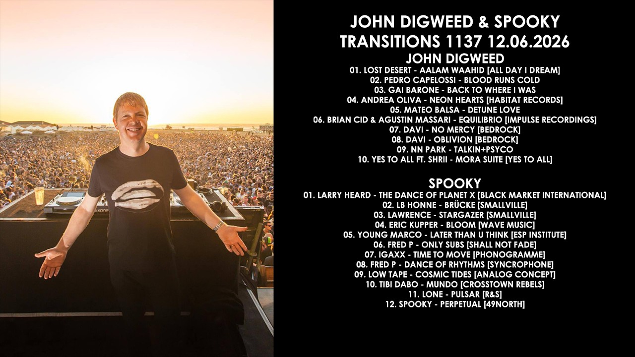 JOHN DIGWEED (UK) & SPOOKY (UK) @ Transitions 1137 12.06.2026