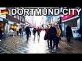 [4K] Cloudy Day City Walk - Dortmund City Walking Tour - West Germany City Walk