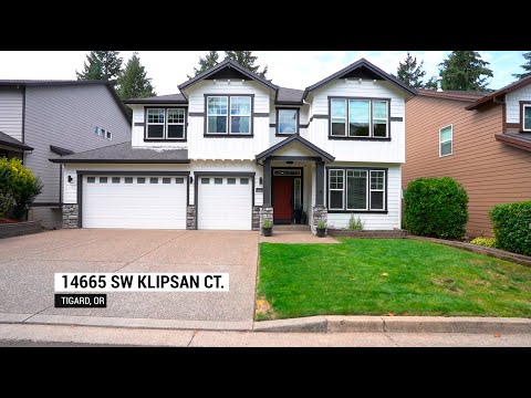14665 SW Klipsan Ct, Tigard, OR home video tour