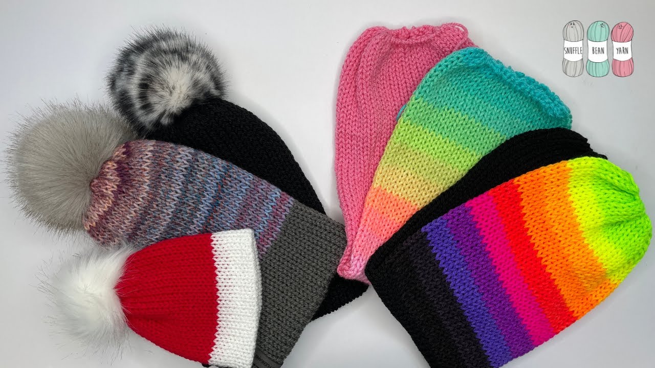 How to make a hat quickly using an Addi or Sentro Knitting Machine