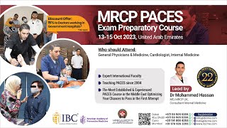 MRCP PACES Preparatory Course 13-15 Oct 2023, Dubai