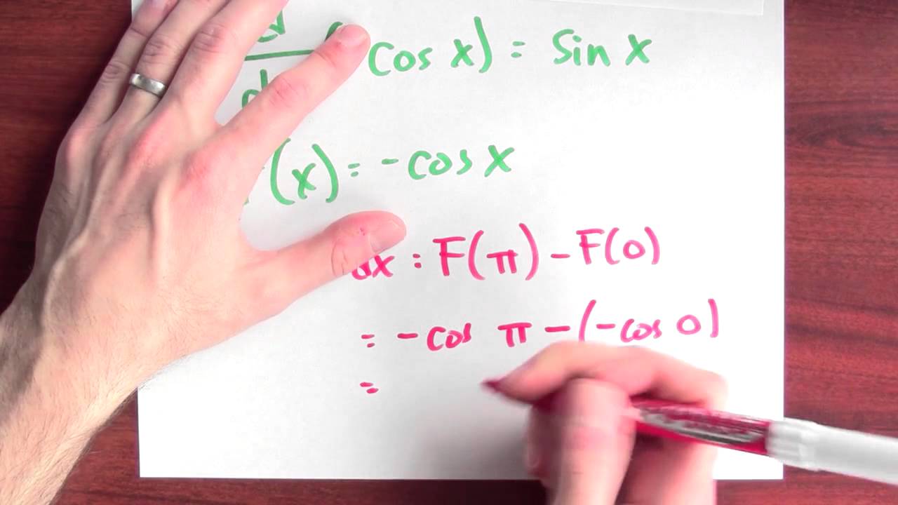 What Is The Integral Of Sin X Dx From X 0 To X Pi Week 12 Lecture 3 Mooculus Youtube