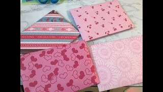 ENVELOPE DIY WITH SCRAPBOOK PAPER!