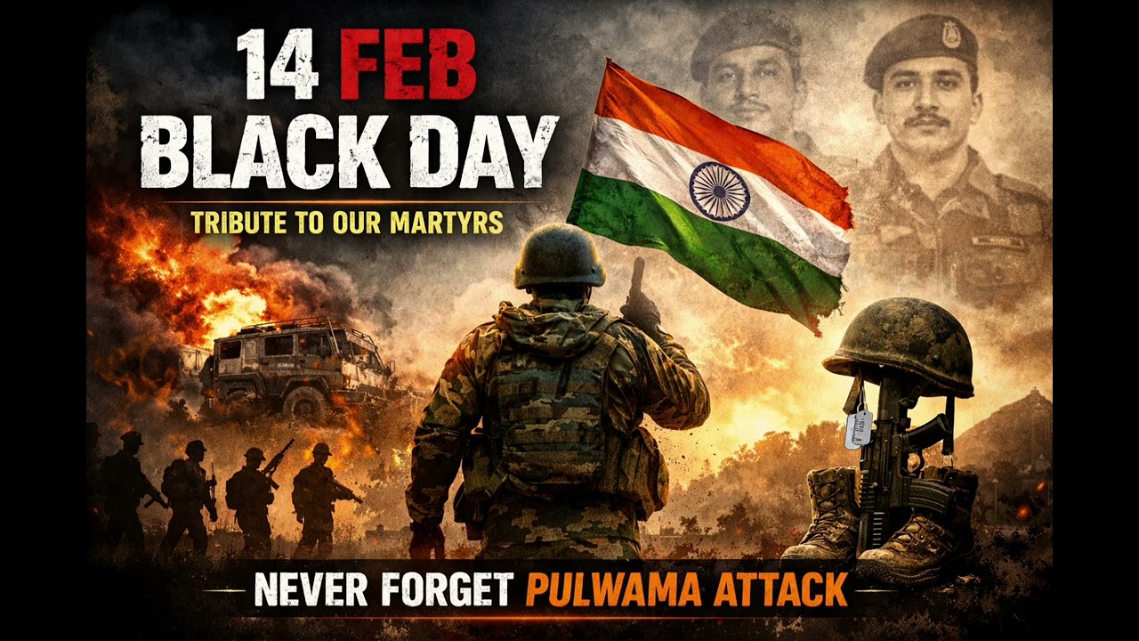 14 Feb Black Day Rap Song | Pulwama Attack Tribute | Desh Ke Shaheedon Ko Salaam 🇮🇳