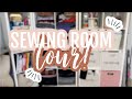 Sewing Room Tour!! 2020 Update