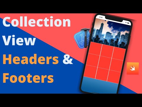 CollectionView Headers & Footers (Swift 5, Xcode 12, 2020) - iOS Development