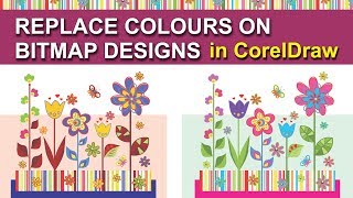 Replace colour on bitmap in corel with cdtfb