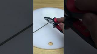 Sharpen a Knife with a Welding Rod?! You Won’t Believe How Sharp It Gets 😱#shorts