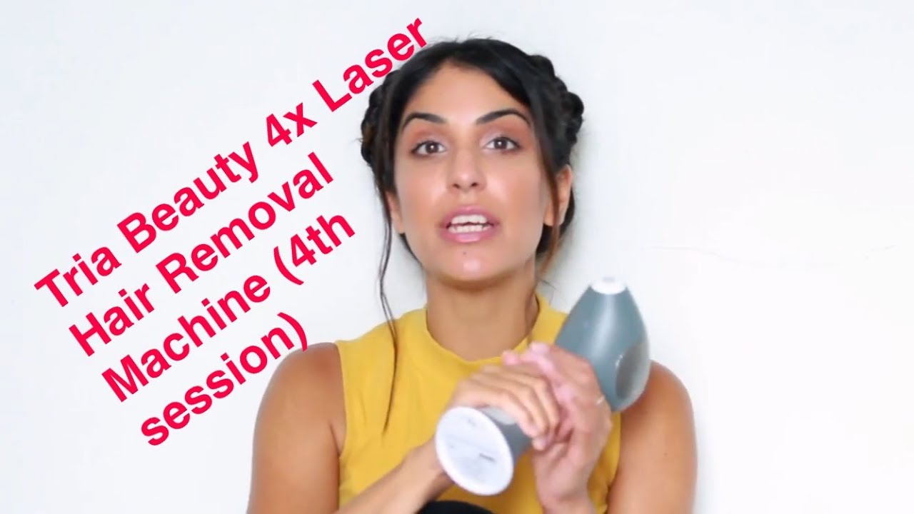 Tria Beauty Hair Removal Laser 4x - Review (after 4th session) - YouTube