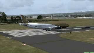 GULF AIR A340-300 Take Off Honolulu
