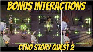 Bonus Dialogues Cyno 2nd Story quest | Genshin Impact