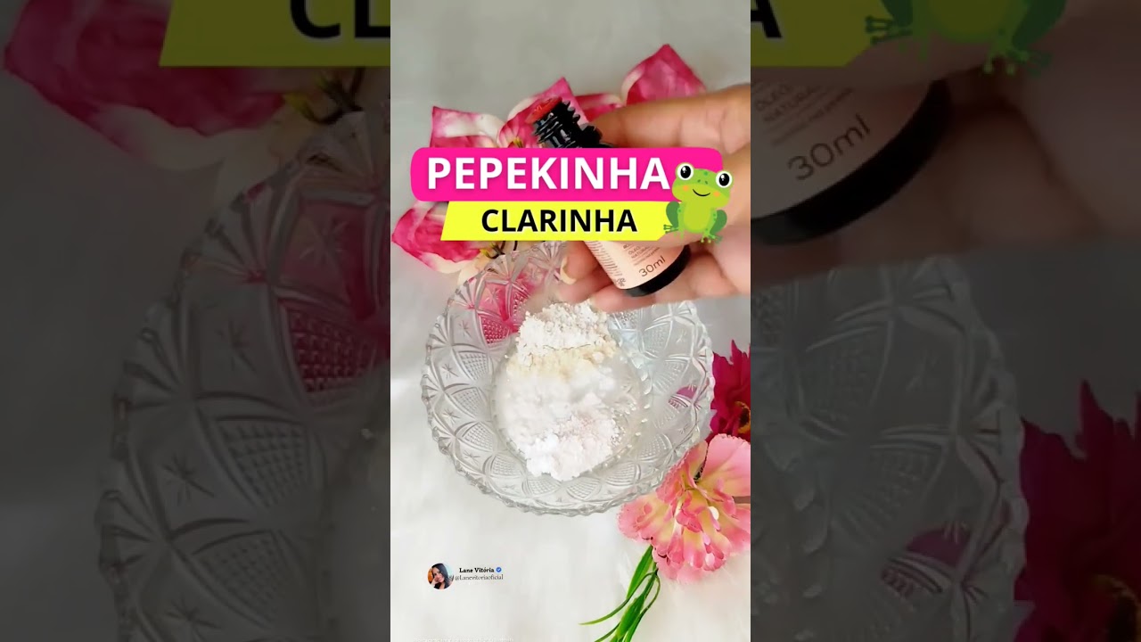Receita para clarear a virilha e as axilas. Deixa a pele super hidratada e bonita