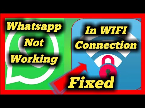 How To Fix Whatsapp Not Working in WIFI Problem Solved 2019