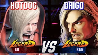 SF6 ▰ HOTDOG29 (Ed) vs DAIGO (Ken) ▰ High Level Gameplay