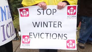Heron Gate residents protest planned February eviction