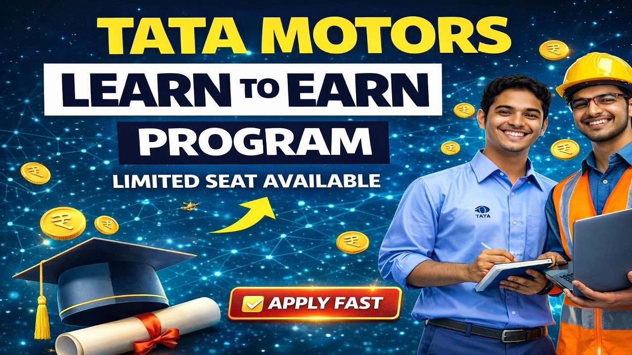Tata Motors Learn to Earn Program | Limited Seats | Apply Fast | Earn ...